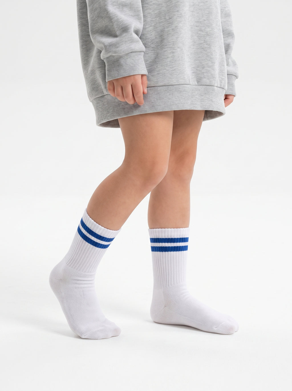 3-PACK of Mid-calf sports socks for Boys and Girls