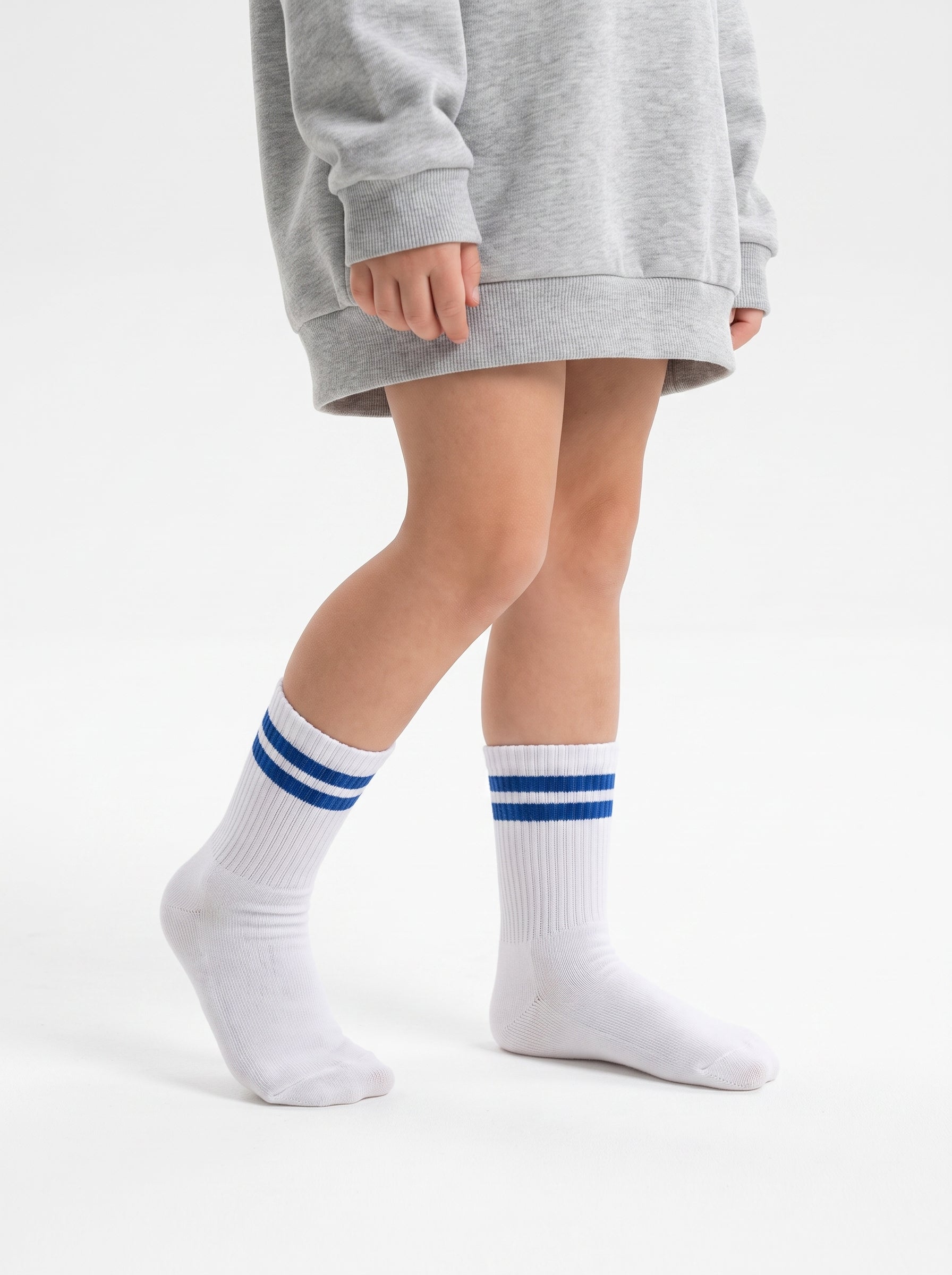 3-PACK of Mid-calf sports socks for Boys and Girls