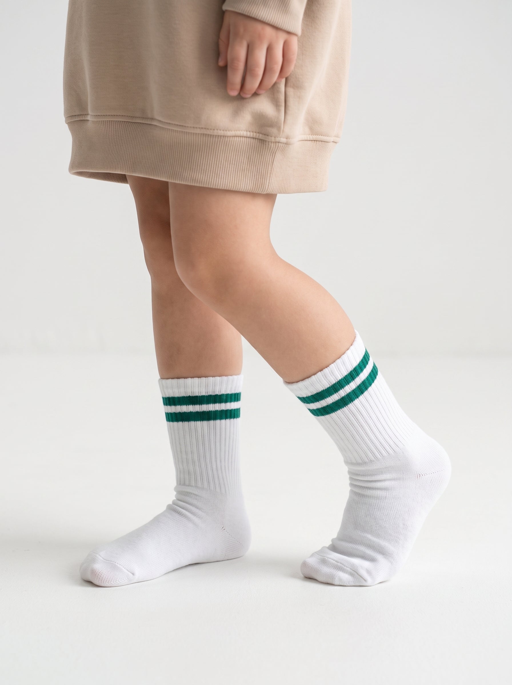 3-PACK of Mid-calf sports socks for Boys and Girls