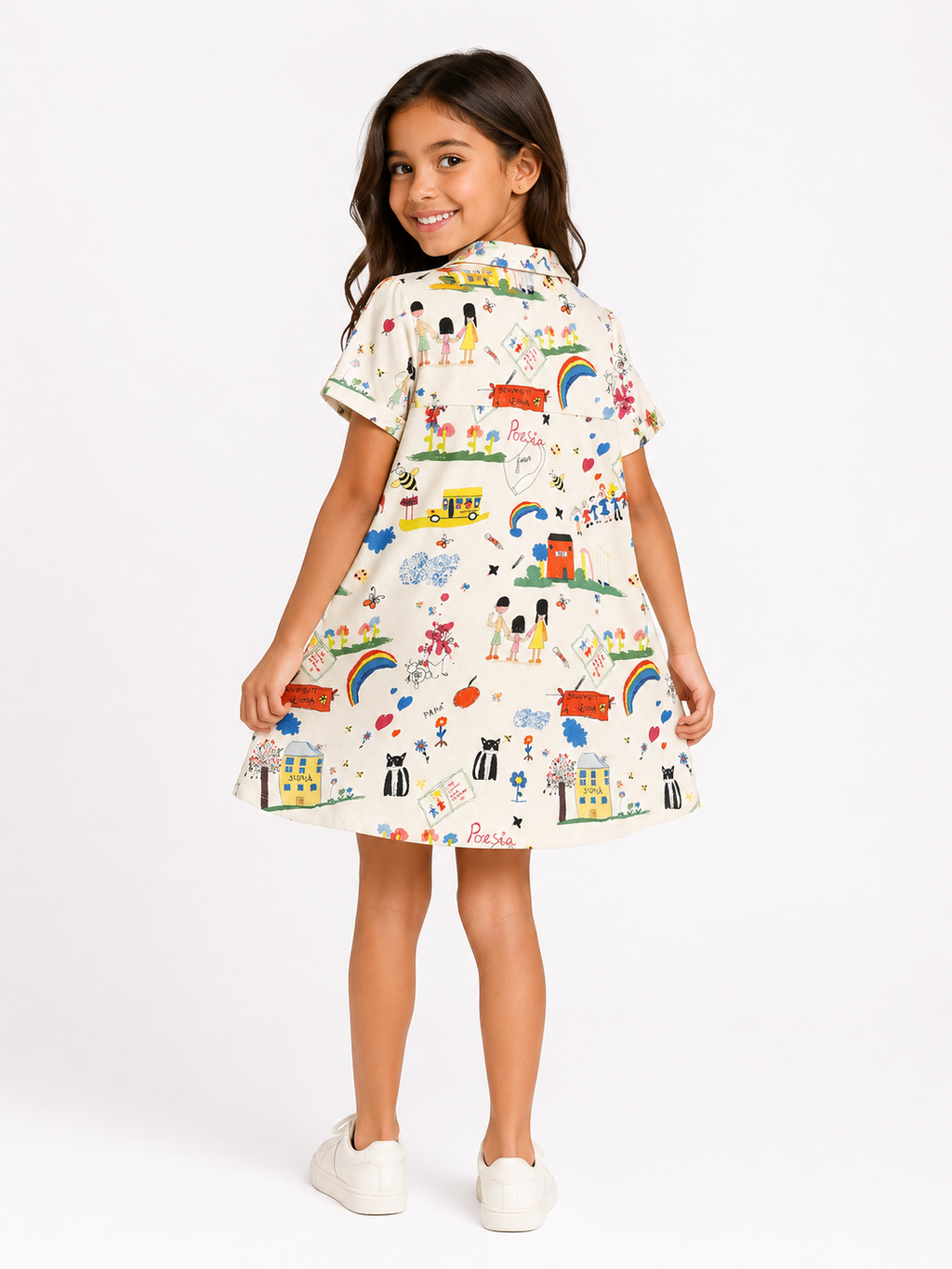Girls colorful short dress