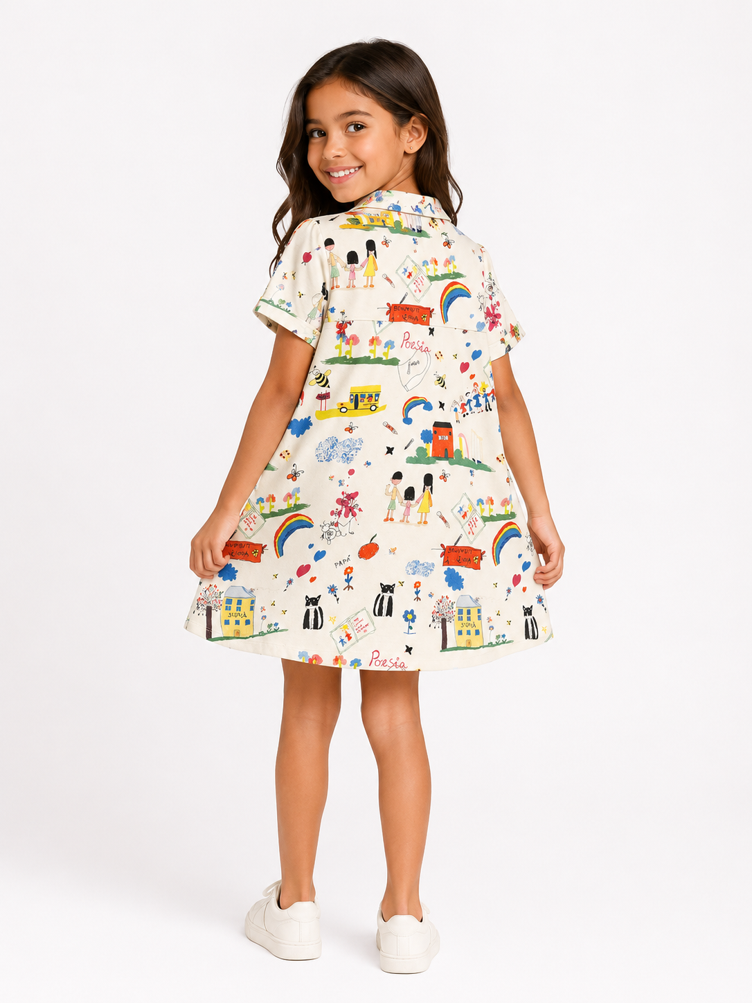 Girls colorful short dress