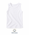 Basic Undershirt cut 100% Cotton for boys and girls- Sleeveless