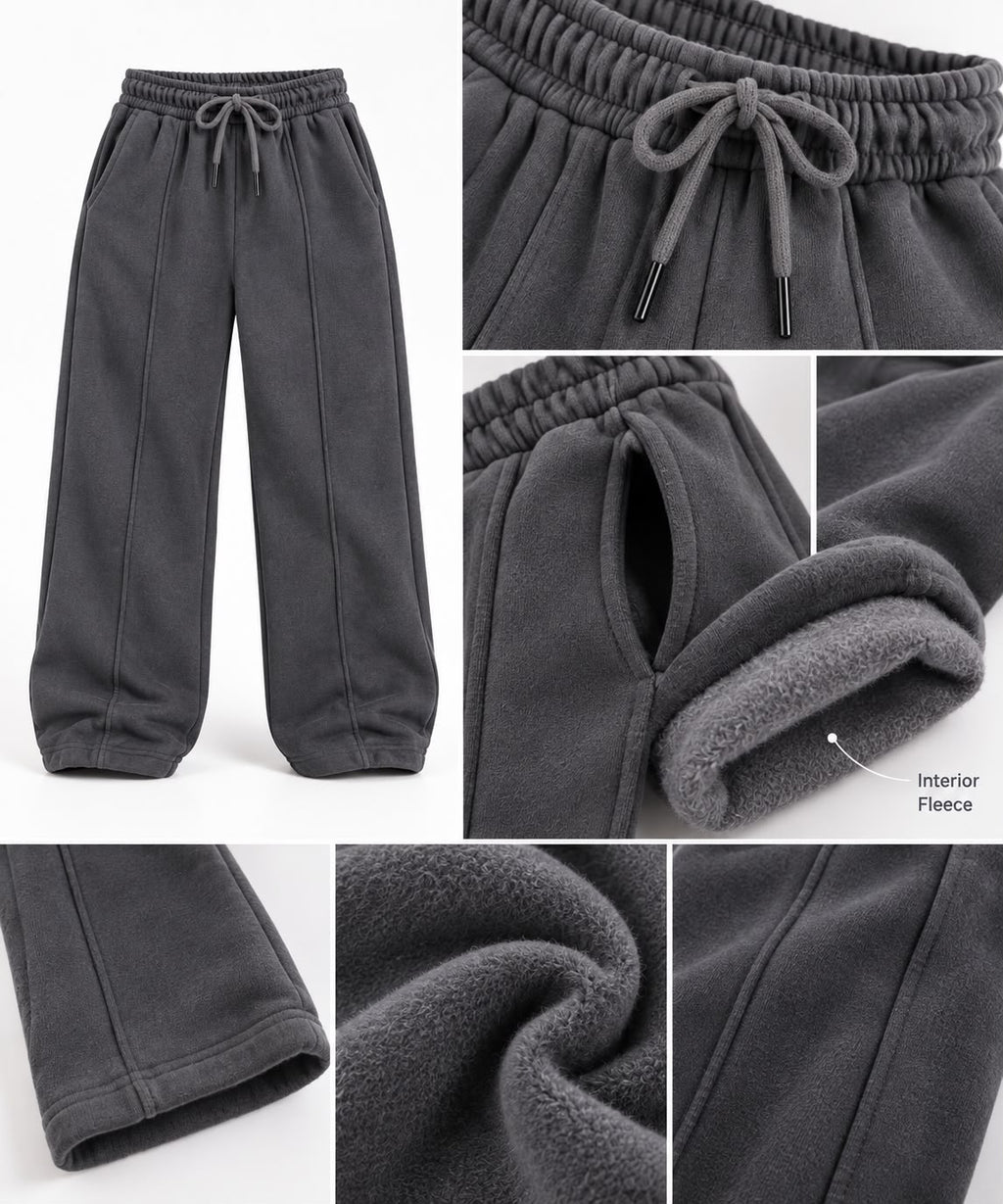 Kids Melton Sweatpant with interior fleece