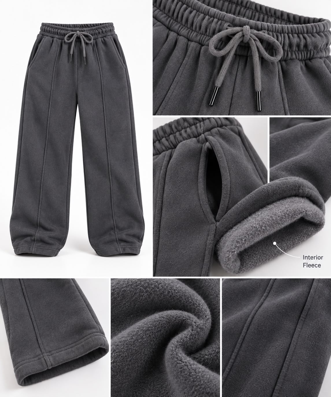 Kids Melton Sweatpant with interior fleece