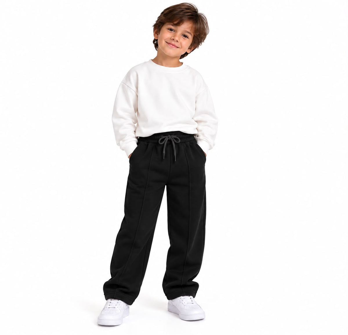 Kids Melton Sweatpant with interior fleece