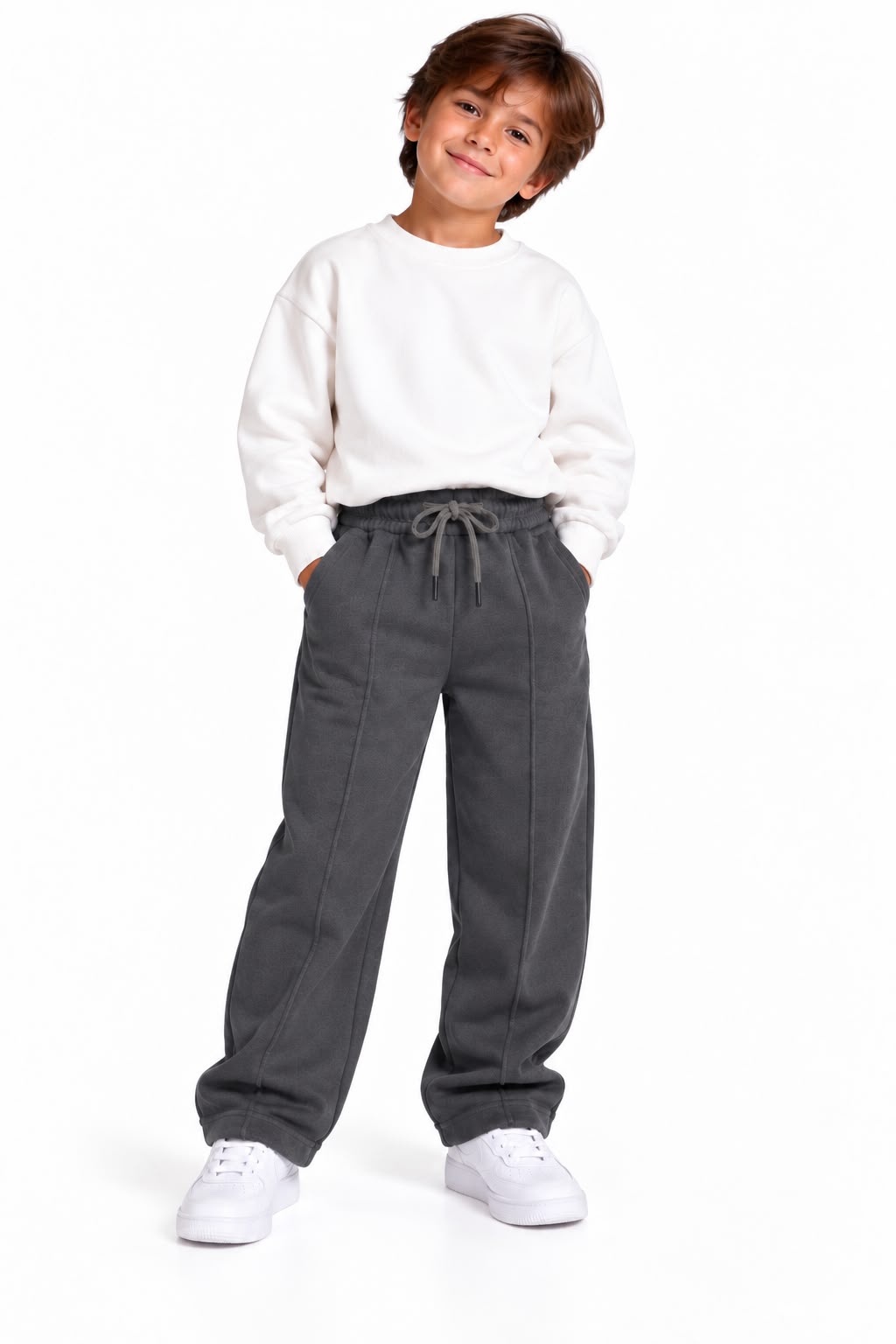 Kids Melton Sweatpant with interior fleece